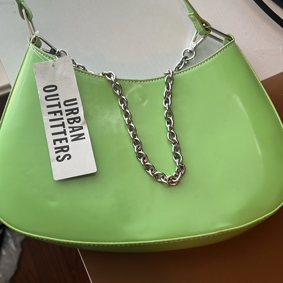 NWT Urban Outfitters Y2K Lime Green Handbag - Picture 9 of 12